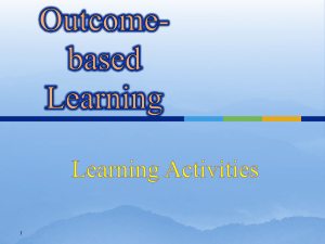 this Outcome-based Learning Activities as PowerPoint
