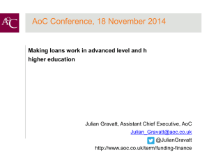 Aoc Conference 18 Nov 2014 Loans session Julian Gravatt (PPT
