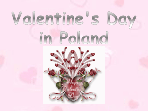 Valentine`s Day in Poland