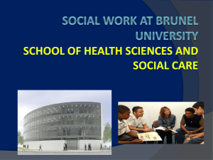 Social-Work - Brunel University