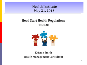 SHI-Kristen Smith-Presentation - California Head Start Association