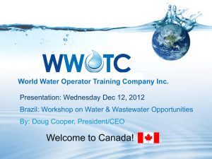 World Water Operator Training Company Inc.