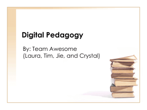 Digital Pedagogy