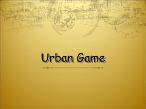 Urban Game Directions