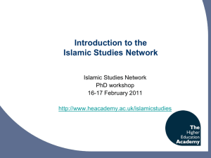 Lisa Bernasek - Islamic Studies Network