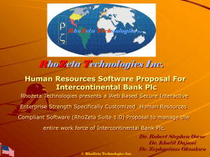 RhoZeta Technologies Inc.