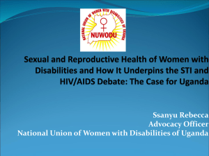 SSANYU_Rebecca - Handicap International Seminars