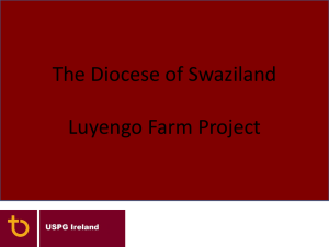 Farm Project Presentation - The Church of Ireland Dioceses of