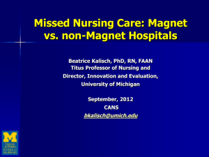 Missed nursing care