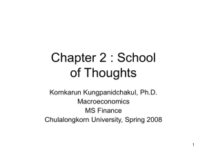 Chapter 2 : School of Thoughts