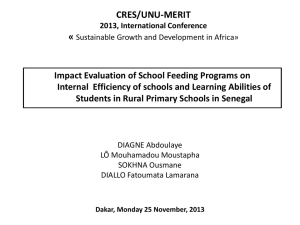Impact of school feeding programs on cognitive - UNU