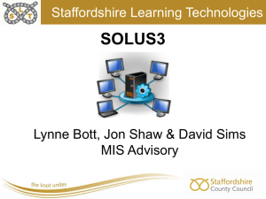 ​Primary SOLUS 3 Presentation March 2013