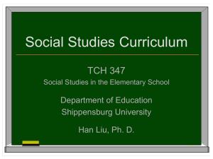 Social Studies Curriculum