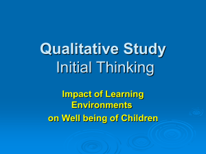 Qualitative Study