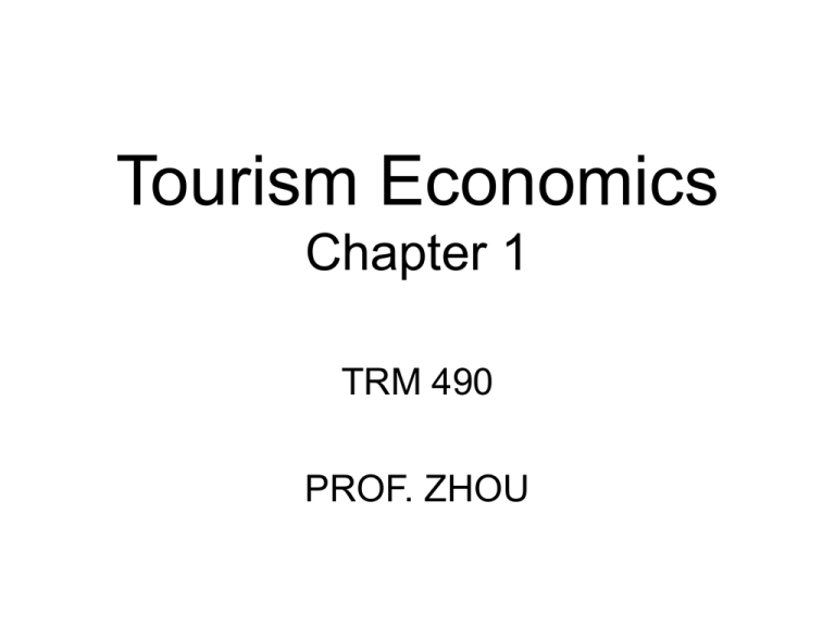 tourism economics phd
