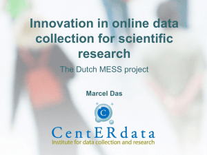 The Dutch MESS project