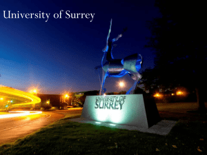 The Context (1) - University of Surrey