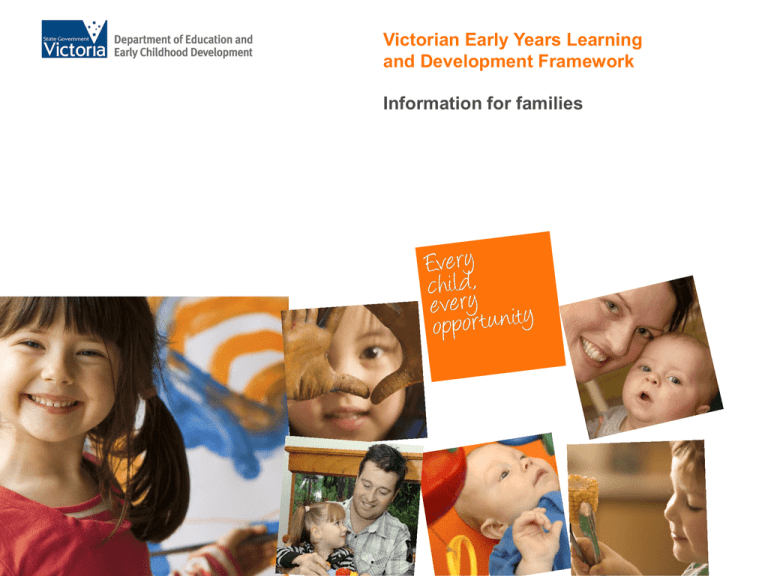 Victorian Early Years Learning And Development Framework