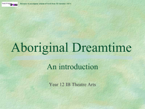 Aboriginal Dreamtime PowerPoint