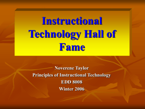 An Instructional Technology Hall of Fame