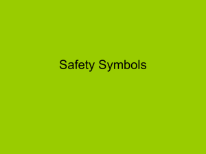 Safety Symbols Powerpoint