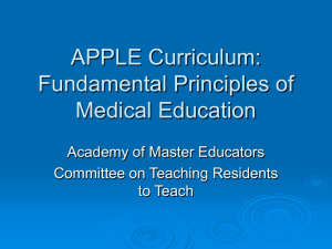 APPLE Fundamentals Power Point