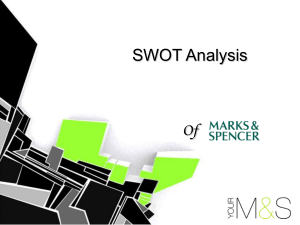 The SWOT Analysis &The Ansoff Matrix - BSAK Weebly