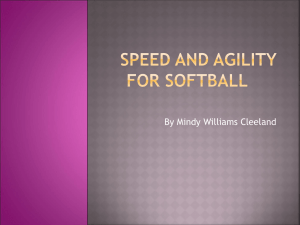 Speed and Agility for Softball