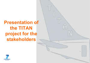 presentation - TITAN project