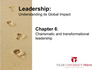 Leaderhip PowerPoint Chapter 6