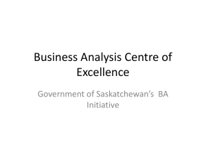 Link to Presentation - South Saskatchewan IIBA Chapter