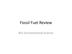 Fossil Fuel Review - Nature of thought