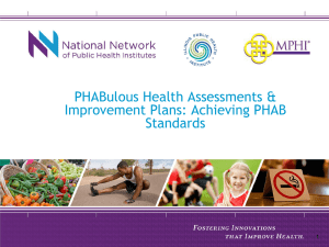 PHABulous Health Assessments & Improvement Plans