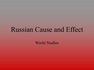 Russian Cause and Effect