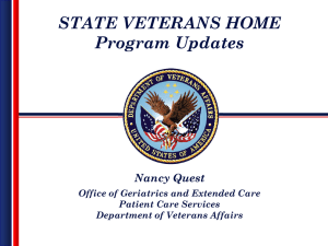 state veterans home - National Association of State Veterans Homes