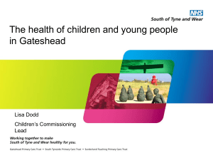 The health of children and young people