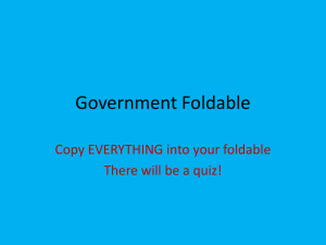 Government Foldable