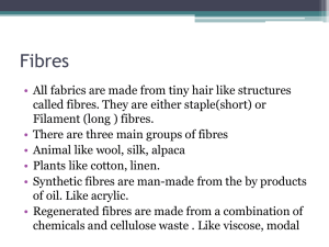 PPT GCSE Textiles Fibres and yarns