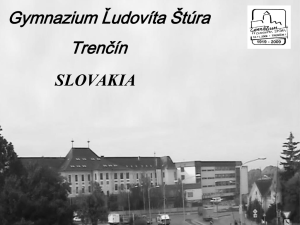 school presentation Slovakia
