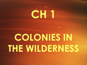 0.0_SS10 CH 2 COLONIES IN WILDERNESS
