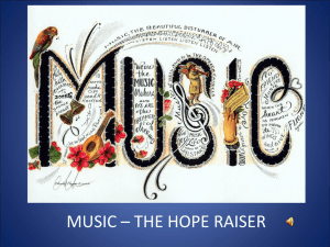 MUSIC-THE HOPE RAISER