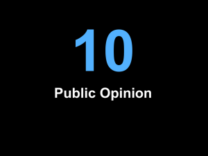 hapter 10-Public Opinion