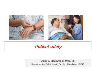 quality of care 4 , patient safety