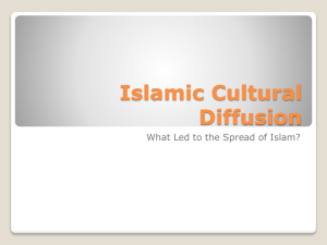 Islamic Cultural Diffusion