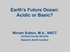 Earth`s Future Oceans PowerPoint