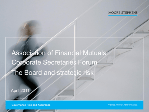Board responsibilities - Association of Financial Mutuals