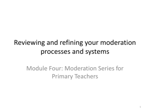 Module 4-Reviewing and refining moderation