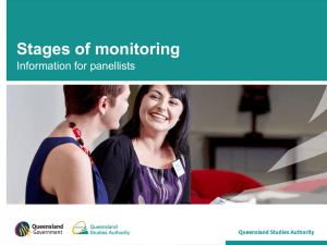 Stages of Monitoring (PPT, 3264 kB )