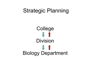 PPT - Vision and Change in Undergraduate Biology Education