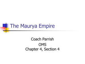 The Maurya Empire
